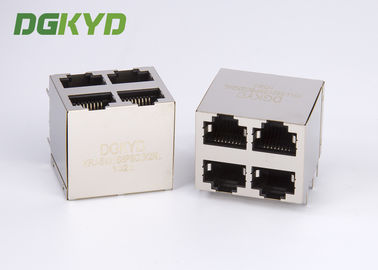 KRJ-5921S8P8C2X2NL สายเคเบิลอีเธอร์เน็ต Rj45 แจ็คกอง Mj Assy 8po 2x2 Cat5