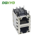 DGKYD21Q146DB2A2DZJC057 2X1 Dual Port Modular Interface RJ45 Ethernet Gigabit Filtering Integrated Transformer