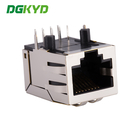 KRJ-256WDENL RJ45 Ethernet Plug Connector Single Port RJ45 100Mbps Integrated Filter Without Light Strip Shielding