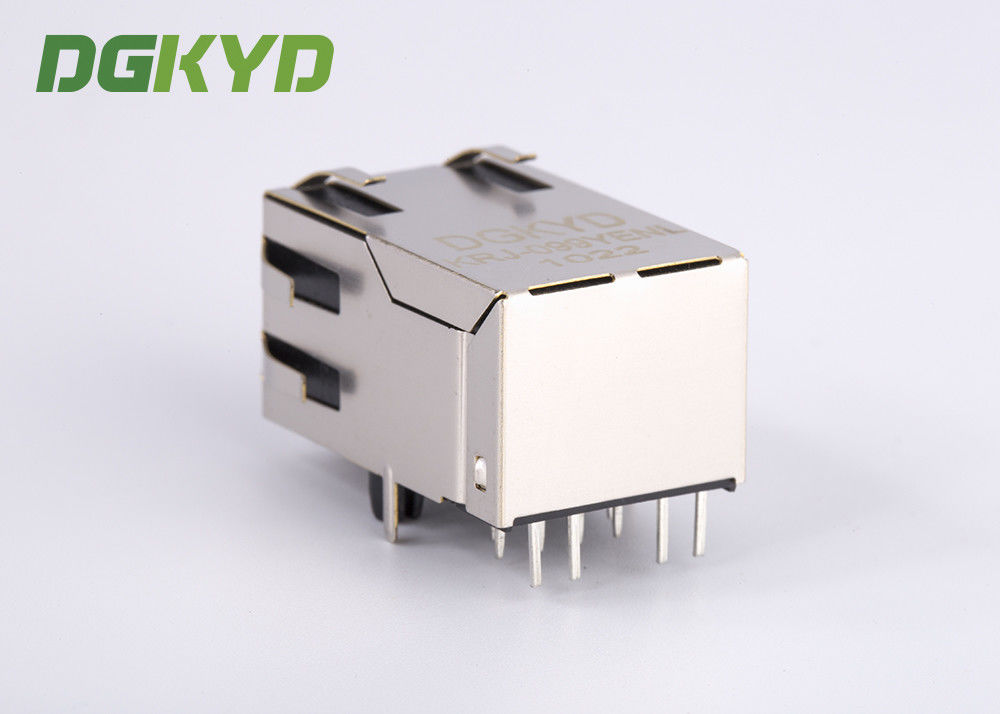 DGKYD311B029DB1A4DN PCB Mount Integrated Magnetics RJ45 Jack Module Tab Up Cat5 Ethernet Socket OEM
