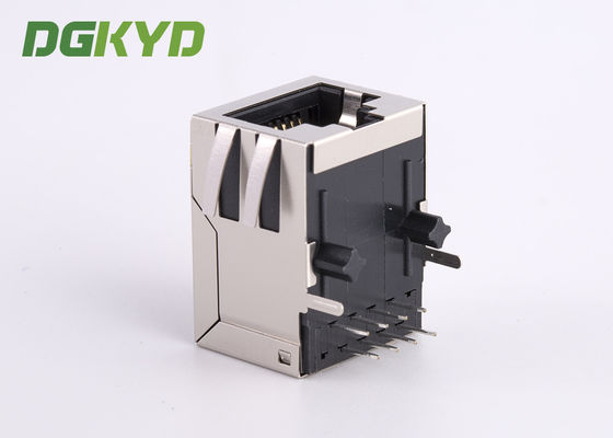 1x1 Port Cat5 Transformer RJ45 Modular Jack Minimum 1500Vrms Isolation Without Led