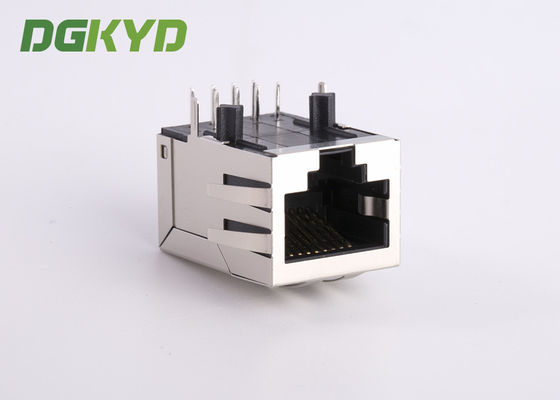 1x1 Port Cat5 Transformer RJ45 Modular Jack Minimum 1500Vrms Isolation Without Led