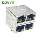 DGKYD22Q042AB2A5D068 RJ45 Gigabit Network Connector With Light Shield 10PIN