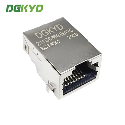DGKYD211Q066GWA7CBST6057 RJ45 1000base Integrated Connector Patch Network Interface Ethernet Filtering Without Light SMD
