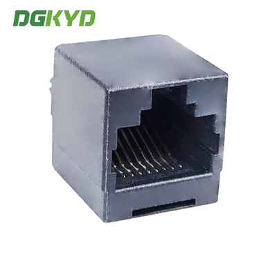DGKYD52241188IWA8DB7HG RJ45 Ethernet connector fully plastic without light 8P8C black communication interface FR52