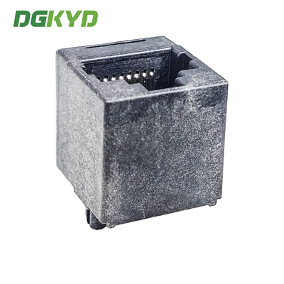 DGKYD52241188IWA8DB7HG RJ45 Ethernet connector fully plastic without light 8P8C black communication interface FR52