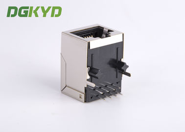 100 Megabit RJ45 Magnetics Modular Jack, Single Port Network Cable Connector Rj45