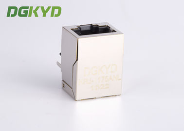 100 Megabit RJ45 Magnetics Modular Jack, Single Port Network Cable Connector Rj45