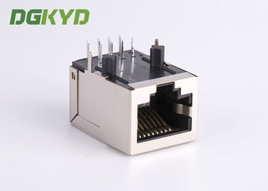 100 Megabit RJ45 Magnetics Modular Jack, Single Port Network Cable Connector Rj45