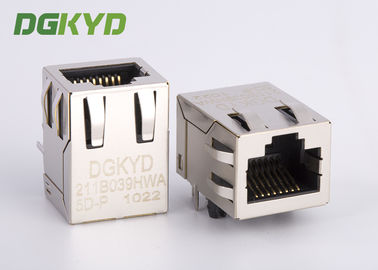21.3mm Tap Up RJ45 Ethernet Connector with 10/100BaseTransformer, PoE lan jack