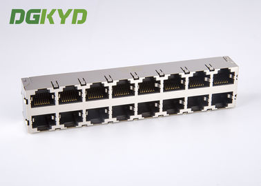 KRJ-5921S28NL 180 Degree Vertical RJ45 Multiple Port Connectors 16 port 0811-2X8T-28