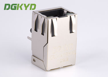 Tab Up 10/100 Base RJ45 Modular Jack With Network Filter Leds And EMI Fingers