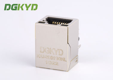 Single Port Shielded Integrated Transformer Modular Jack Rj45 For Telecom Transmitter RJ45 With Transformer