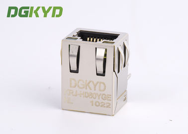 Modular jack RJ45 ethernet connector with Lan transformer PCB Mount RJ45