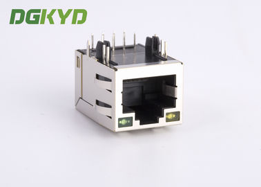 Modular jack RJ45 ethernet connector with Lan transformer PCB Mount RJ45