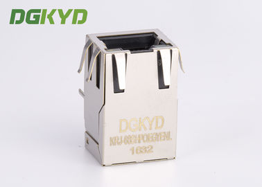 PoE RJ45 Ethernet Connector side entry tab up 100Mb rj45 modular jack customized