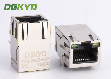 10/100 BASE Single Port RJ45 Magnetics Connector Ethernet Modular Jack Customized