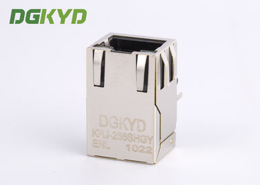 10/100 BASE Single Port RJ45 Magnetics Connector Ethernet Modular Jack Customized