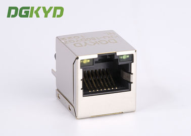 Factory custom Top entry RJ45 Ethernet Connector with internal magnetics transformer
