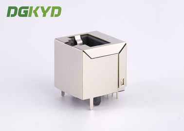 180 degree vertical entry modular jack rj45 connector without transformer for Net Card