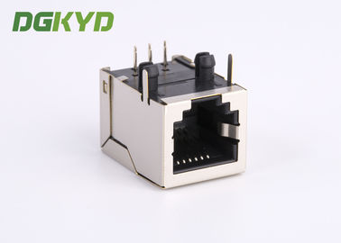6 Pins 6 Contacts Custom Single Port Shield Rj12 Phone Jack Connector