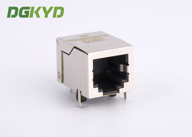 6 Pins 6 Contacts Custom Single Port Shield Rj12 Phone Jack Connector