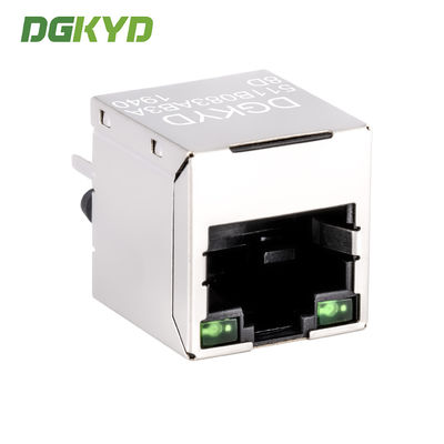 16.9MM height Cat5e Rj45 Lan Jack , vertical RJ45 modular jack with magnetic DGKYD511B083AB3A8D