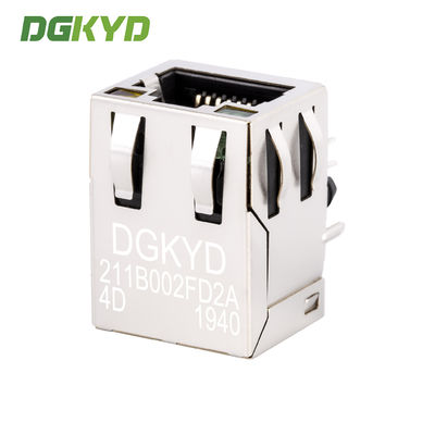 RJ45 network port socket with built-in 100Mbps integrated transformer and light DGKYD211B002FD2A4D