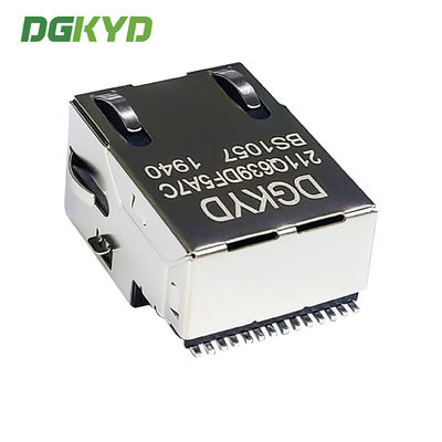 RJ45 connector 10G Ethernet filter SMT sinking board surface mount Ethernet port socket RJ45 female socket DGKYD211Q639DF5A7CBS1057