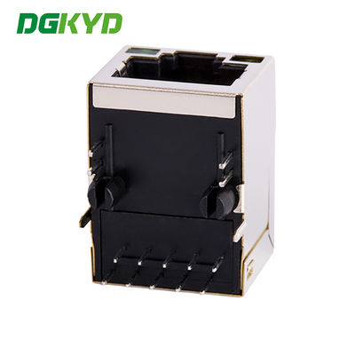 Single port RJ45 connector modular block socket Gigabit Ethernet filter RJ45 network port socket with built-in transformer DGKYD211Q106CD2A15D