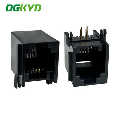 RJ11 connector 6P4C without light and filter network port socket DGKYD5523E1164IWA1DY1