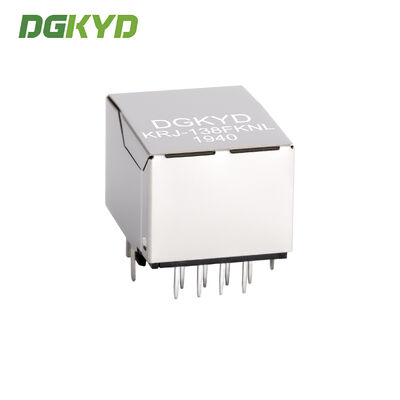 KRJ-138FKNL 10 / 100 Megabit Cat5 Rj45 Connector Module With Magnetics Customized
