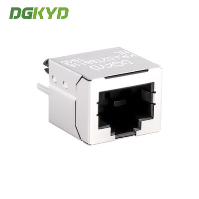 180 degree vertical entry metal shielded rj-45 connector for rj45 female jack cable KRJ-52T8811ENL