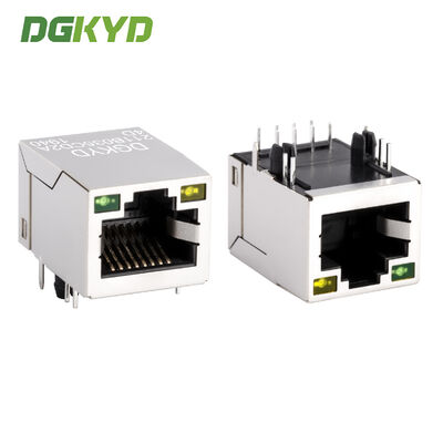 RJ45 Ethernet Connector with Shielding and Integrated Transformer for 100 Mbps Network Port  DGKYD211B035CD2A4D