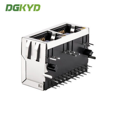Industrial Grade RJ45 Connector with 6u Gold Plating for Gigabit Ethernet