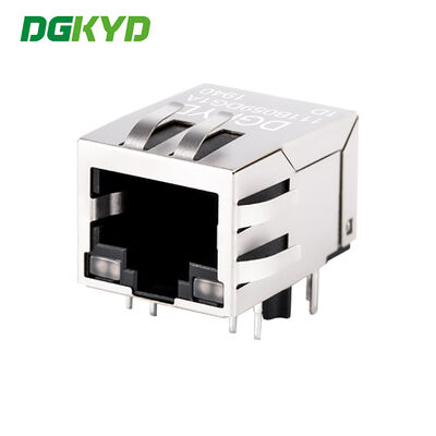 Industrial Grade RJ45 Female Connector 10/100 Base-T RJ45 Shielded Connector with 100Mbps Filter