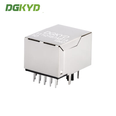 Industrial Grade Single Port RJ45 Shielded Connector with Gigabit Integrated Transformer RJ45 Jack