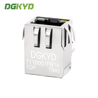 POE+ PCB Mount RJ45 Ethernet Connector With Magnetics RJ45 Ethernet Jack