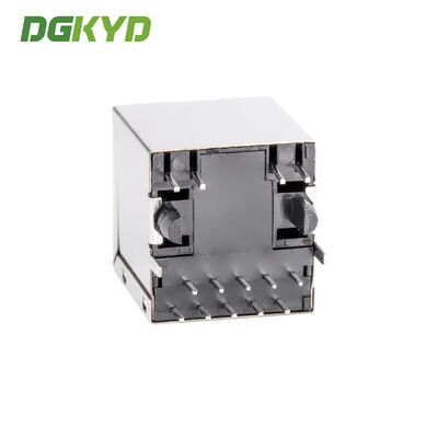 Vertical 180° Straight Insertion RJ45 Connector Gigabit Integrated Filter Single Port RJ45 Jack