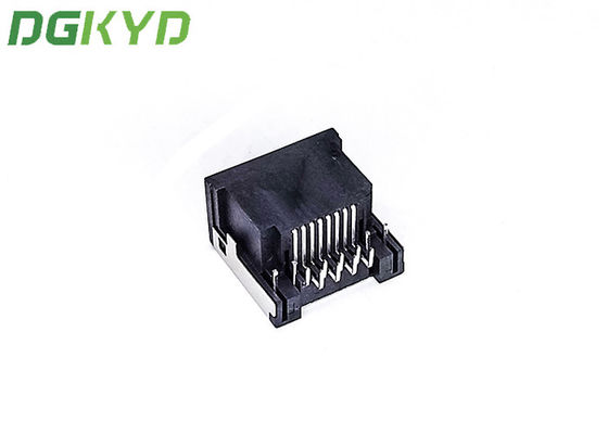 Single Port RJ45 Shielded Connector G / Fu RJ45 Socket Connector 8 Pin Sinking Plate 4.3