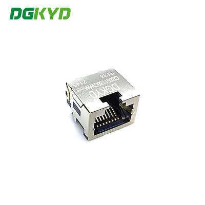 SMT RJ45 Single Port Ethernet Connector Without Light 8P8C Patch Type DGKYDCB851188GWW6SB3133