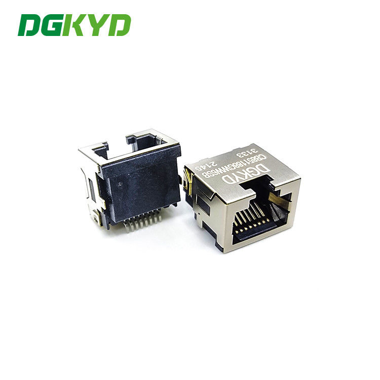 SMT RJ45 Single Port Ethernet Connector Without Light 8P8C Patch Type DGKYDCB851188GWW6SB3133