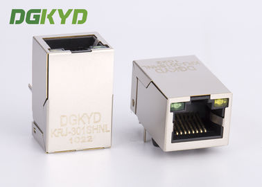 เมกะบิตอีเทอร์เน็ต Modular Jack RJ45 พร้อมหม้อแปลงในตัว ความยาว 25.4 มม.
