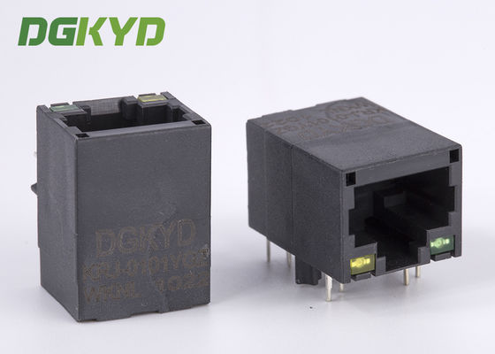 IEEE802.3u 10/100 BASE ตัวเชื่อมต่อเครือข่าย RJ45 Modular พร้อม Power Over Ethernet