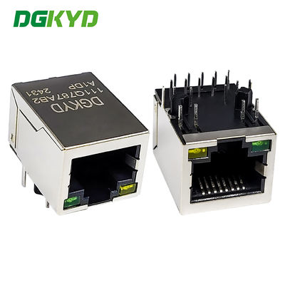เครื่องเชื่อม 1000/BASE RJ45 ช่องเชื่อมต่อเครือข่ายพอร์ตเดียว เครื่องเชื่อมต่อ POE พร้อมกรอง DGKYD111Q787AB2A1DP