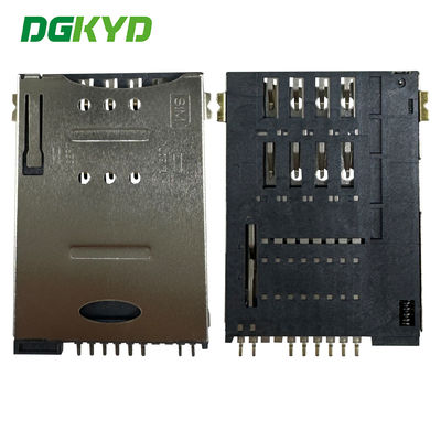 ผู้ถือบัตร SIM PUSH 6P+2 SMT ผู้ถือบัตรโทรศัพท์ไร้เสา DGKYDSIM18H62W6A2Y3WS286