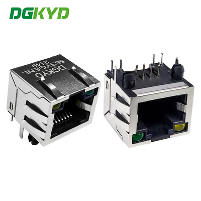 เครื่องเชื่อม RJ45 8P8C 56 สายพานเดียวที่มีอินเตอร์เฟียสเครือข่ายแสงและการปิด DGKYD-56SYGENL