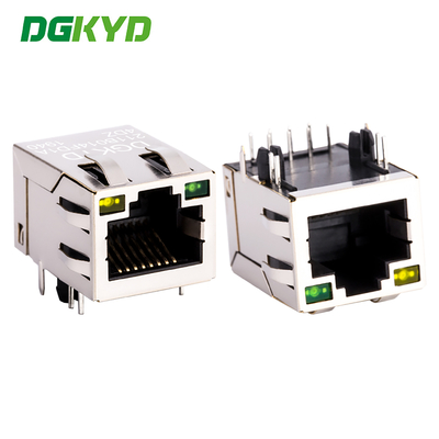 สายพานกลับ RJ45 เครื่องเชื่อมสายพานเครือข่าย 100Mbps เครื่องแปลงเครือข่ายบูรณาการ DGKYD211B014FD1A4DZ