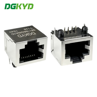 เครื่องเชื่อม RJ45 โดยไม่มีกรอง เครื่องเชื่อม 8P8C ปราง DGKYD561188GWA1DY128