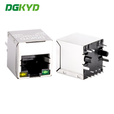 เครื่องแปลง RJ45 สูง 180 องศา พร้อม POE+ 10/100 Mbps อินเตอร์เฟซเครือข่าย DGKYD511B178AC2A8DP